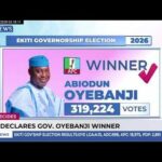 BREAKING : INEC declares Biodun Oyebanji winner of Ekiti gov poll
