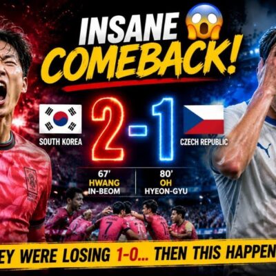 South Korea stage comeback to beat Czech Republic