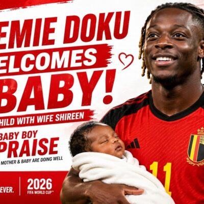 Belgium winger Jeremy Doku welcomes son after World Cup controversy