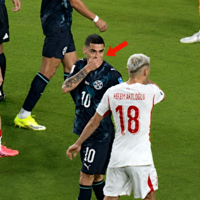 Paraguay’s Almirón Becomes First Player Sent Off Under New FIFA ‘Mouth-Covering’ Rule