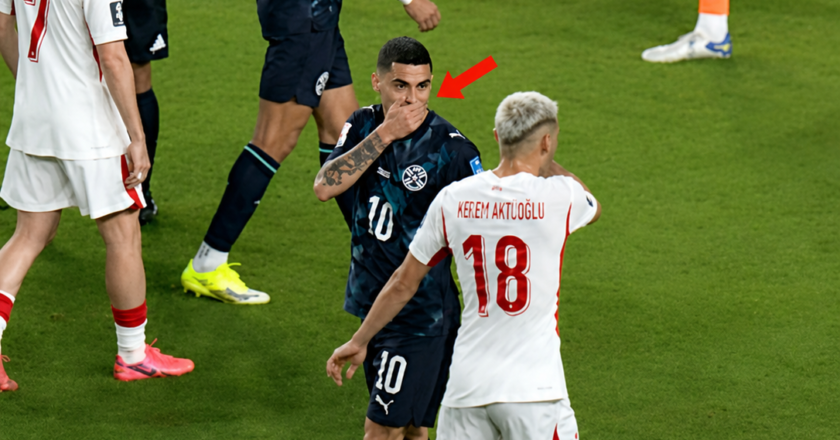 Paraguay’s Almirón Becomes First Player Sent Off Under New FIFA ‘Mouth-Covering’ Rule
