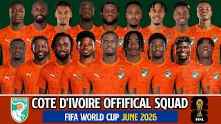 FIFA names Côte d’Ivoire 2026 World Cup youngest squad