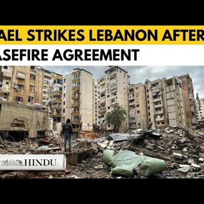 Israeli strikes k!ll at least 20 in Lebanon hours after ceasefire