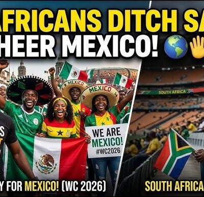 South Africans Lament Lack of Home Support During World Cup Clash Against Mexico {VIDEO}