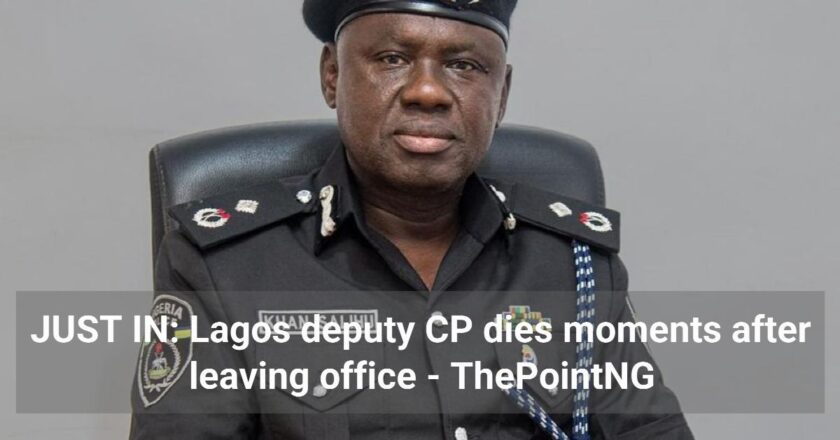 Lagos Police Command Mourns Passing of DCP Khan Salihu