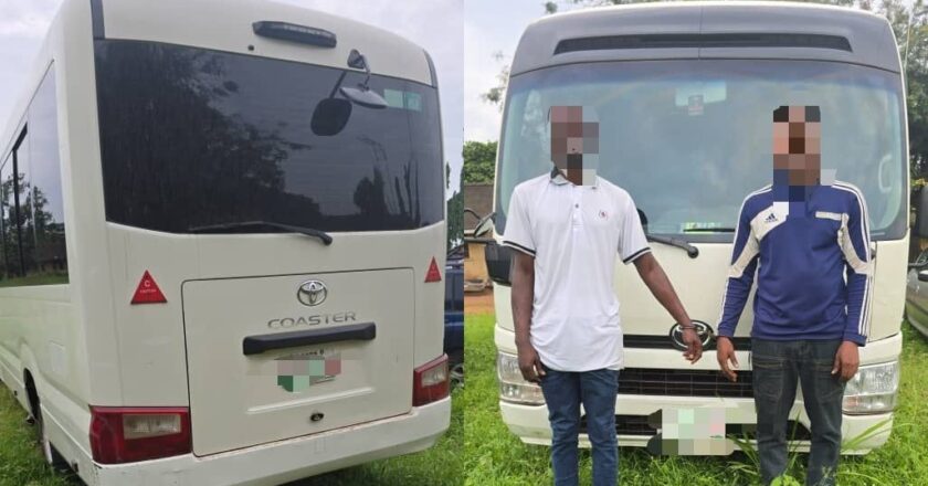 Driver and his guarantor nabbed while attempting to steal vehicle of his employee