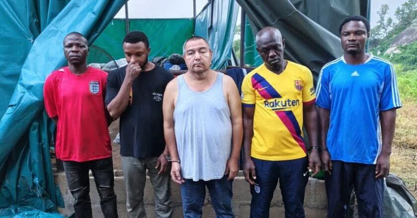 NDLEA uncovers another industrial-scale clandestine meth laboratory in Oyo forest, arrests Mexican and 4 others