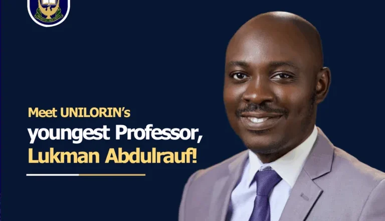 Meet 38-year-old UNILORIN’s youngest professor
