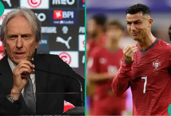 Portugal Coach Jorge Jesus Defends Cristiano Ronaldo, Sends Strong Message to Critics