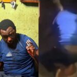 Lecturer cr!es for mercy as he’s flogged by husband of married female student who alleged that he harrassed her for s£x (video)