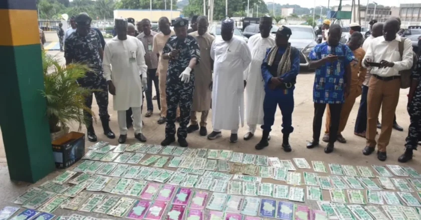 Police bust network producing fake diplomatic, govt number plates bearing ‘Presidency’, ‘Senator’, others in Abuja