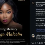 Former Miss Universe Jamaica finalist and actress d!es at age 35