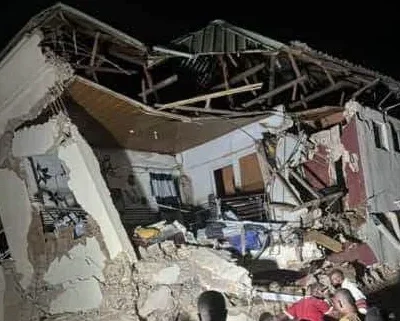 UPDATE :  Two Dead, three rescued in Anambra hostel collapse