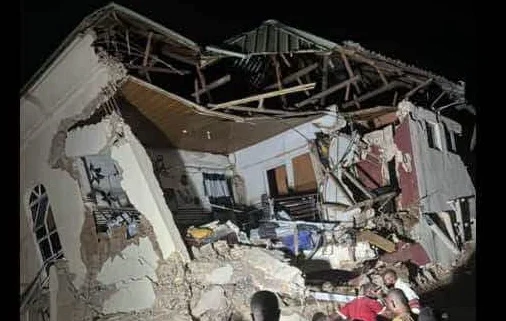 UPDATE :  Two Dead, three rescued in Anambra hostel collapse