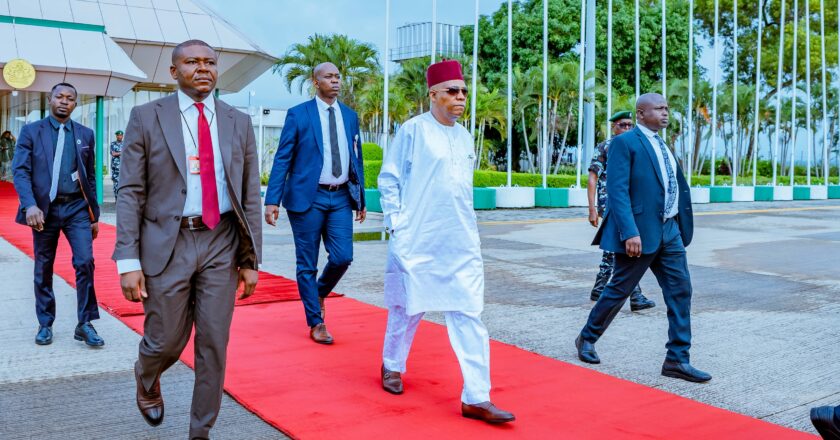 Shettima arrives in Sierra Leone for ECOWAS mid-year summit 2026