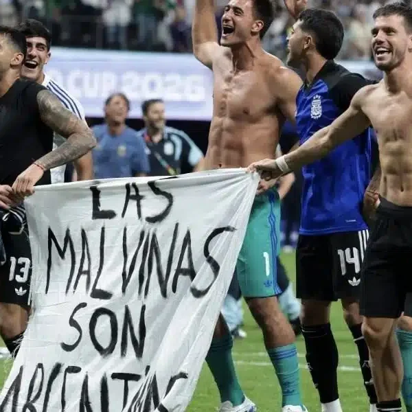 Argentina Under FIFA Scrutiny Over Falklands Banner After World Cup Victory Over England