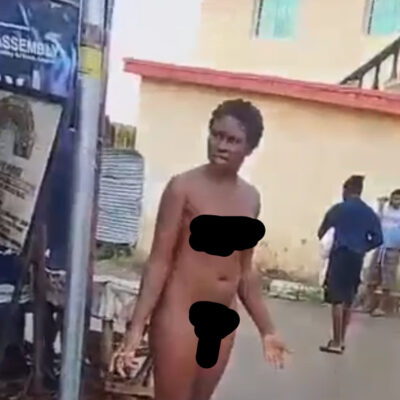 Young Woman Found Naked in Distressed Mental State After Being Dropped Off by Vehicle. {VIDEO}