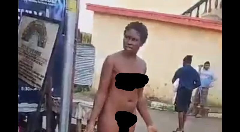 Young Woman Found Naked in Distressed Mental State After Being Dropped Off by Vehicle. {VIDEO}