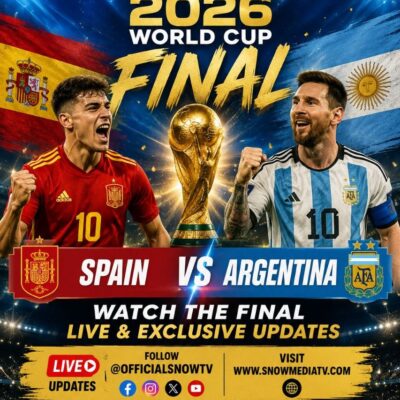 Football Fans Set For Epic FIFA World Cup 2026 Final Clash Between Spain And Argentina