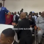 Delta Commissioner Breaks Down in Tears as Oborevwori Stops Him From Kneeling at Swearing-In