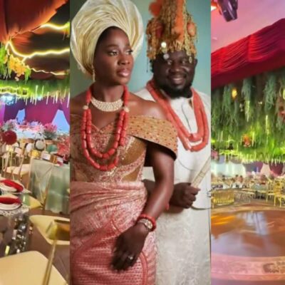 “Like the Garden of Eden” – Inside Soso Soberekon and Princess Ebiere’s Lavish Wedding Venue {VIDEO}