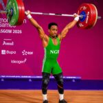 Glasgow 2026: Umoafia Breaks Games Record to Win Weightlifting Gold for Nigeria