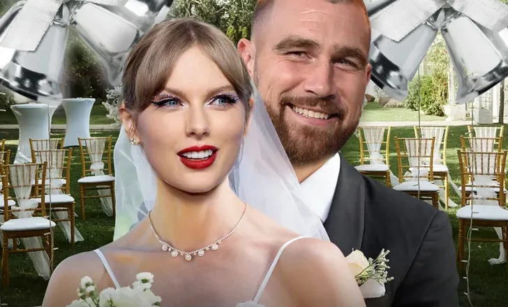 Photos from singer Taylor Swift and Travis Kelce’s wedding