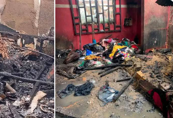 Woman burnt to de@th in the home of a man she met at a club in Uyo