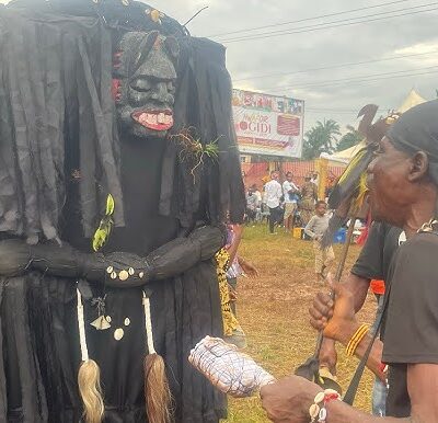 Man Allegedly Stabbed to Death by Masquerade During Ogidi Festival in Anambra {VIDEO}