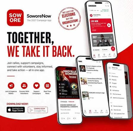 Sowore unveils mobile app to boost election campaign, others