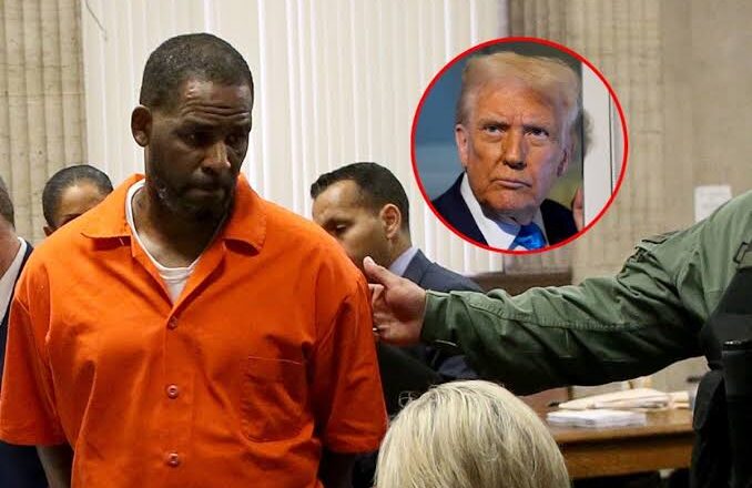 R Kelly officially asks President Trump to end his 30-year prison sentence for s 3x crimes