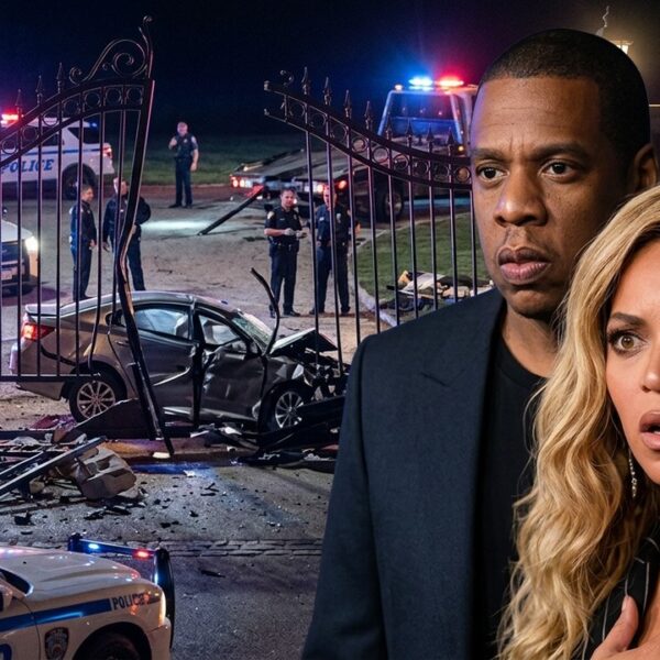 Man arrested after crashing car into Jay-Z and Beyonce’s mansion gate in New York