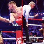 Anthony Joshua Overcomes Two First-Round Knockdowns to Stop Kristian Prenga {VIDEO}