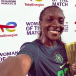 Super Falcons Star Michelle Alozie Undergoes Drug Test After MVP Display Against Zambia
