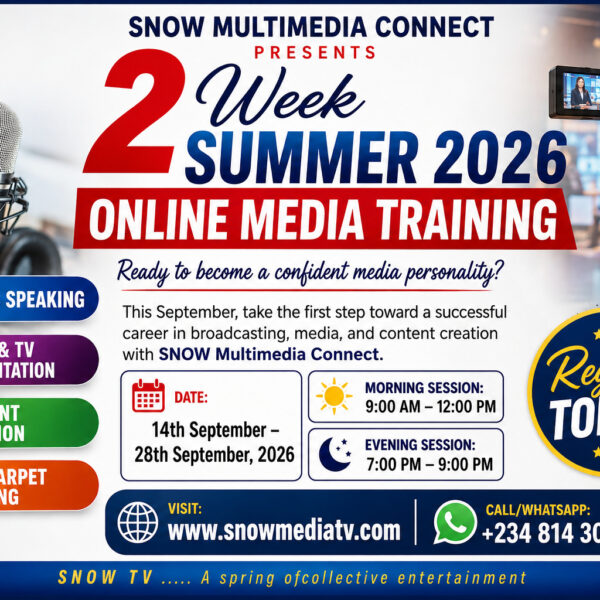 SNOW Multimedia Connect Unveils Two-Week Summer 2026 Online Media Training Programme