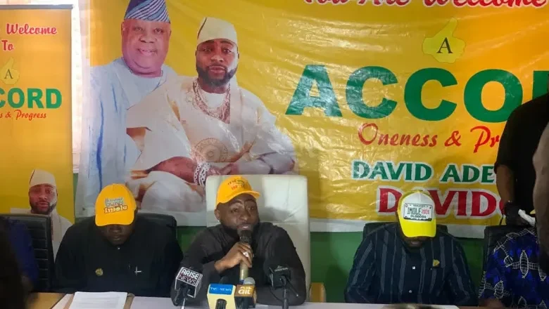 Osun Election: Davido Calls for Peaceful Poll, Urges Voters to Shun Violence {VIDEO}