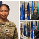 Nigerian woman celebrates attaining the rank of Captain in the US Army {PHOTOS}