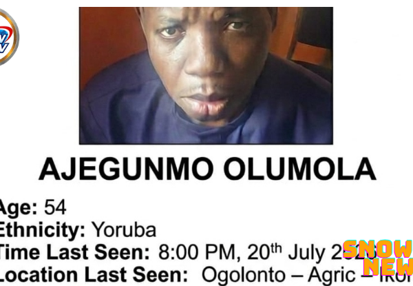Please, Help find this missing person, Mr. Olumola Ajegunmo