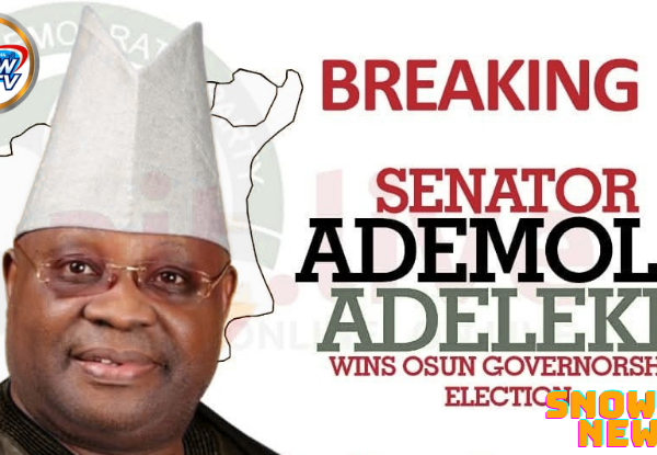 BREAKING: INEC declares Adeleke winner of the just concluded Osun gov poll