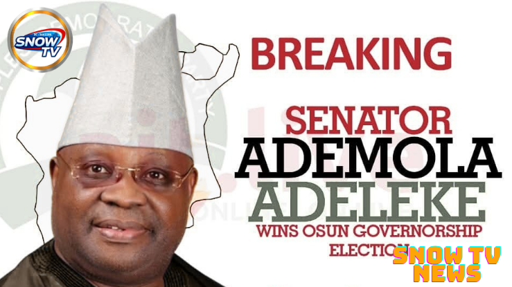 BREAKING: INEC declares Adeleke winner of the just concluded Osun gov poll