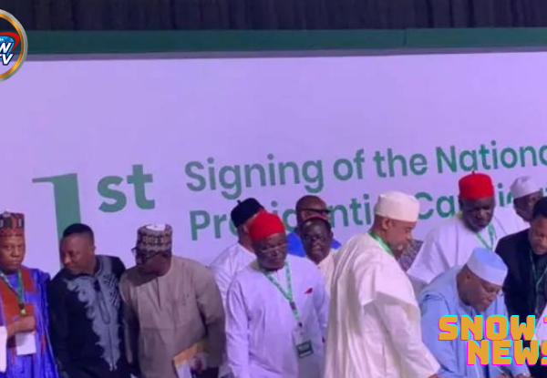 Ahead 2027, Tinubu, Obi, Sowore, others sign Peace Accord