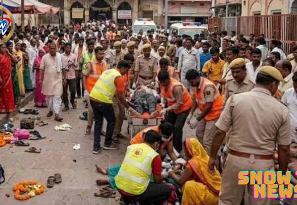 SAD: Hindu devotees k!lled in Indian temple stampede
