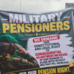 Military pensioners protest in Abuja over benefit adjustments