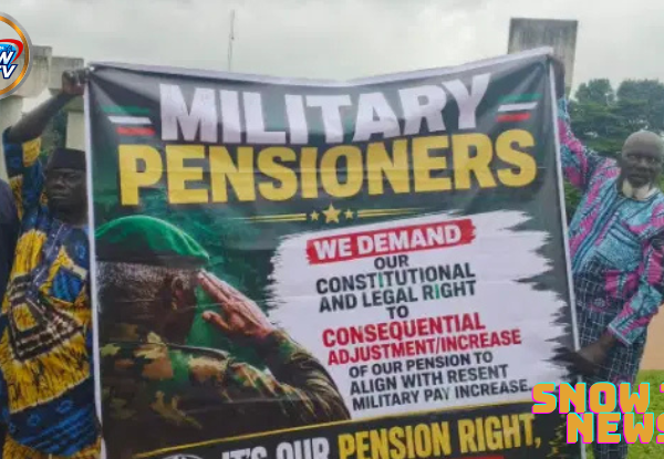 Military pensioners protest in Abuja over benefit adjustments