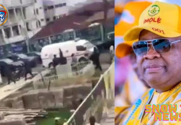 UPDATE: Video surface from alleged Gov. Adeleke convoy attack in Osogbo {VIDEO}