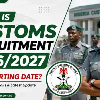 Customs Announces Annual Recruitment, Unveils Final List of 3,852 Successful Candidates