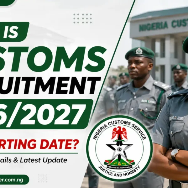 Customs Announces Annual Recruitment, Unveils Final List of 3,852 Successful Candidates