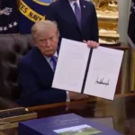 President Trump signs immigration actions to limit birthright citizenship and curb ‘birth tourism’
