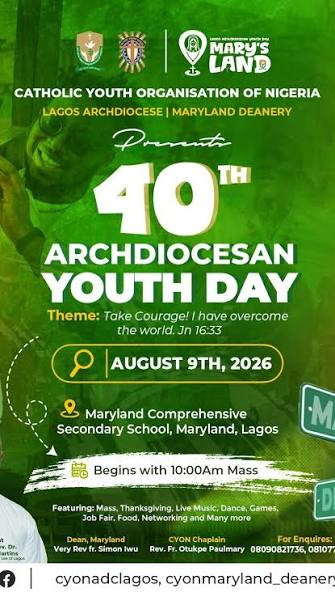 Lagos Archdiocesan CYON Host Her Annual Youth Day (AYD) In Mainland Deanery